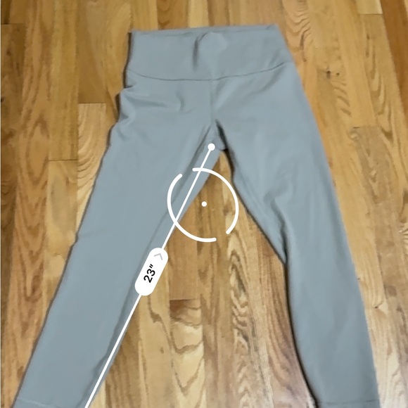 Lululemon Wunder Under Beige leggings 10 - Picture 8 of 9
